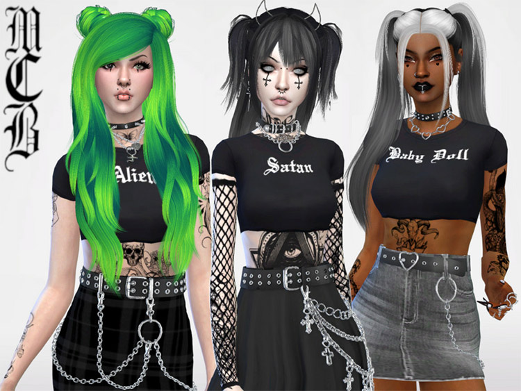 Bad Girl CC   Custom Outfits For The Sims 4   FandomSpot - 39