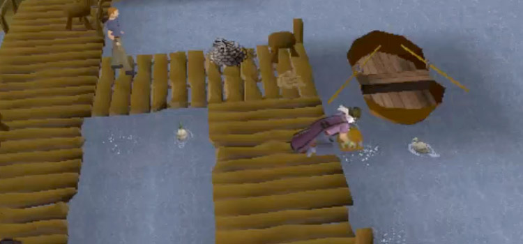 Lobster Fishing Screenshot in Old School RuneScape