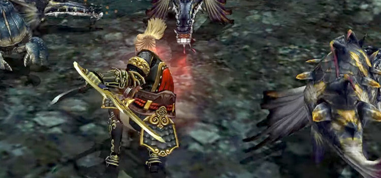 FFXI HD Screenshot of a Ninja Battle