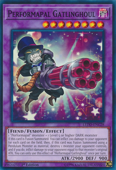 Performapal Gatlinghoul YGO Card