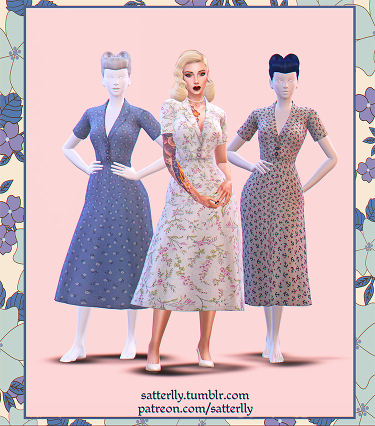 Sims 4 Cc Best 1950s Fashion Furniture And More Fandomspot