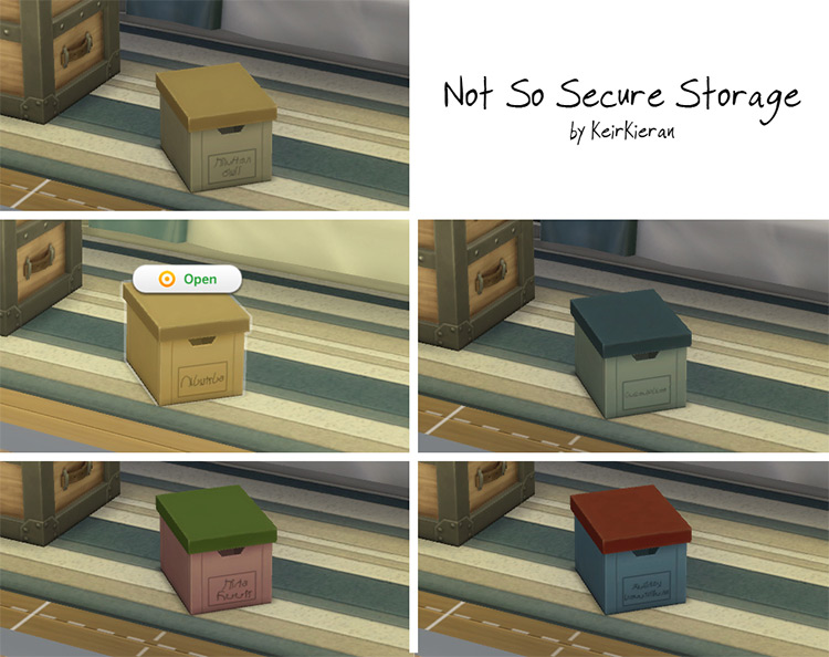 Sims 4 Boxes CC  Moving Boxes  Shoe Boxes   More   FandomSpot - 43