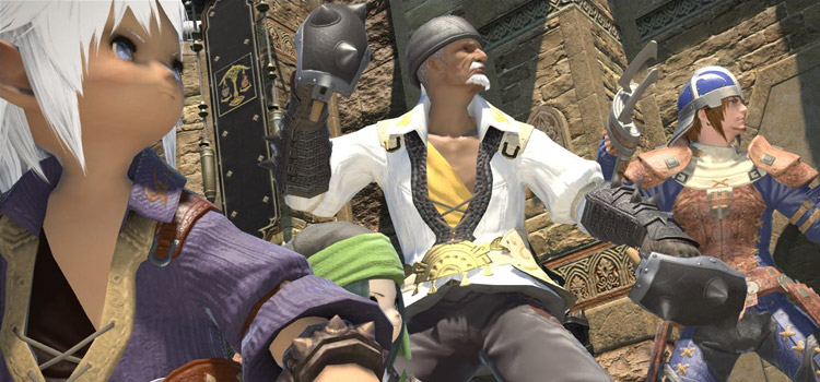 Party Battle Stance in Final Fantasy XIV