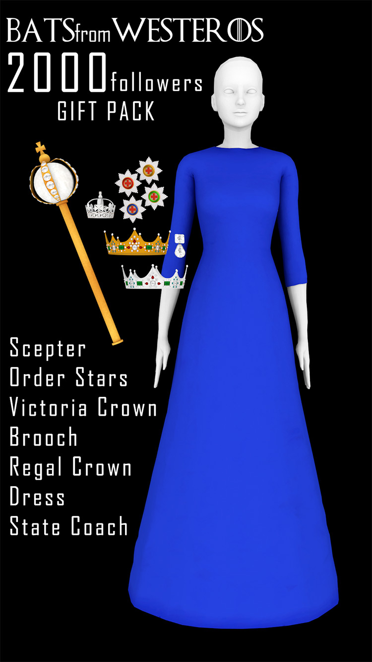 Sims 4 Royal CC  Gowns  Furniture   More   FandomSpot - 77