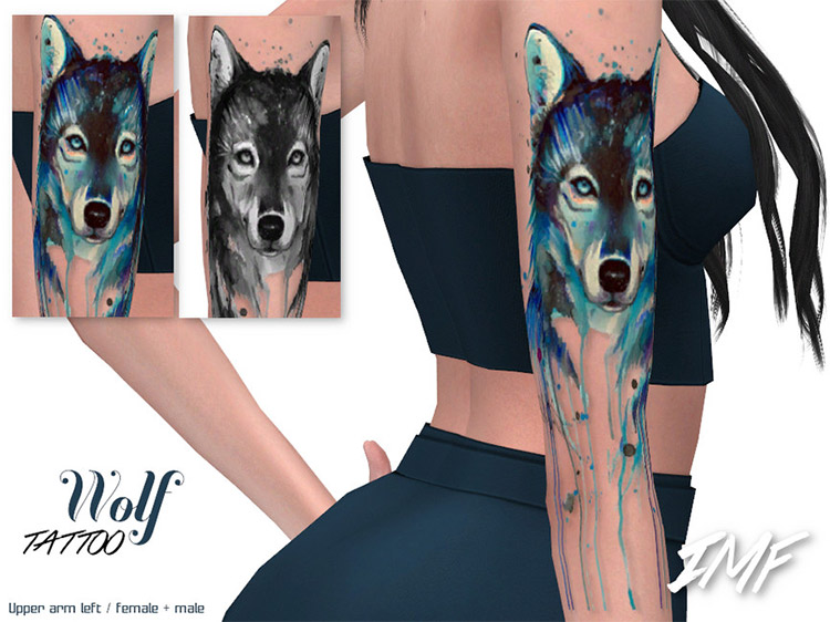 Sims 4 Wolf CC  Outfits  Tattoos   More  All Free    FandomSpot - 23