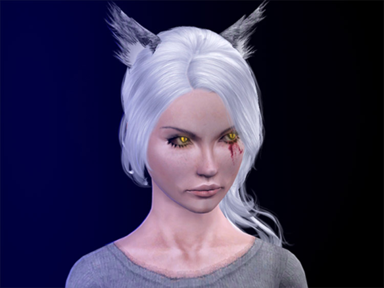 Wolf Ears CC for The Sims 4