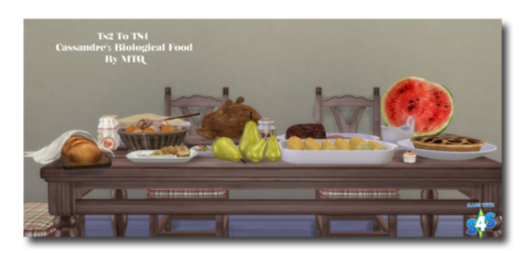 Biological Food for Sims 4