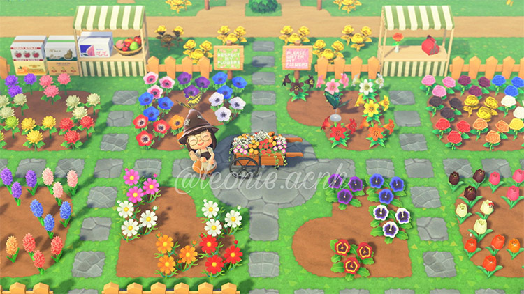 40 ACNH Flower Bed   Garden Design Ideas   FandomSpot - 28