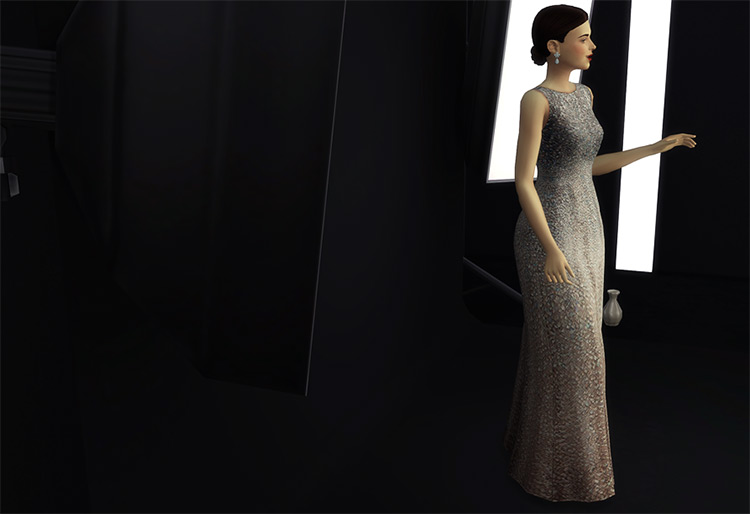 Best Sims 4 Long Dresses  Free CC   Mods    FandomSpot - 86