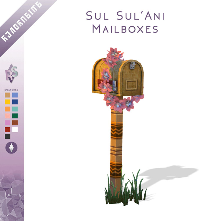 Custom Mailboxes For The Sims 4  Free CC   Mods   FandomSpot - 88