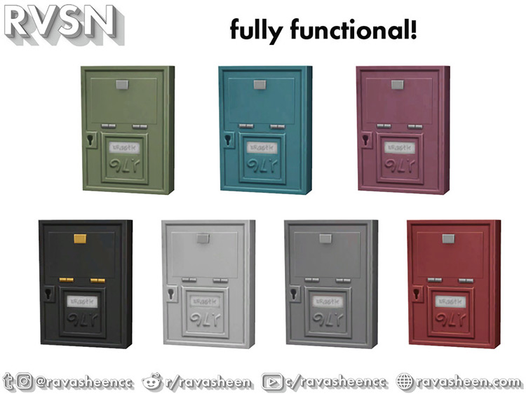 Custom Mailboxes For The Sims 4  Free CC   Mods   FandomSpot - 57