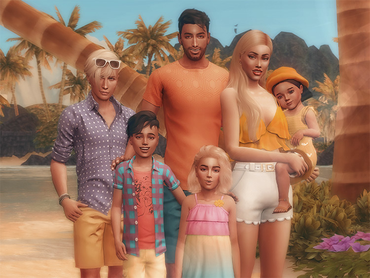 sims 4 family poses mod