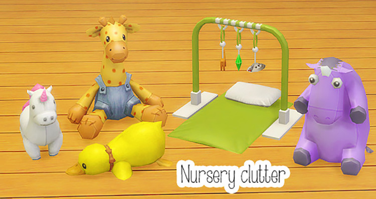 Nursery Clutter Sims 4 CC