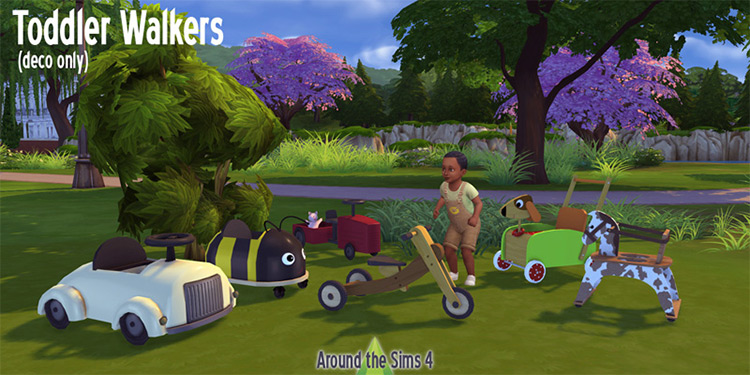 Toddler Walkers Sims 4 CC