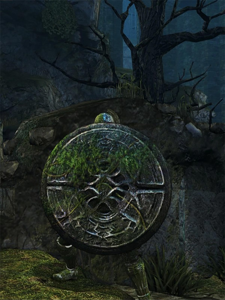 Stone Greatshield from Dark Souls Remastered