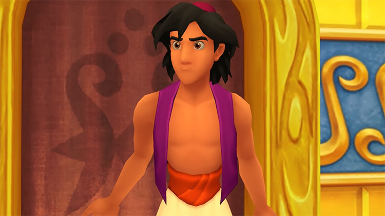 Aladdin in Kingdom Hearts HD 2.5 Remix