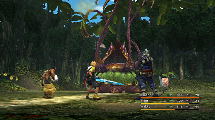 Lord Ochu boss in FFX HD