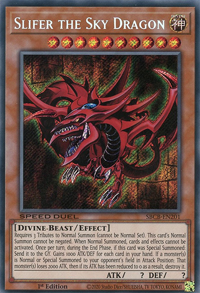 Slifer the Sky Dragon YGO Card