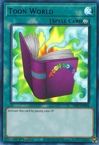Toon World Yu-Gi-Oh Card