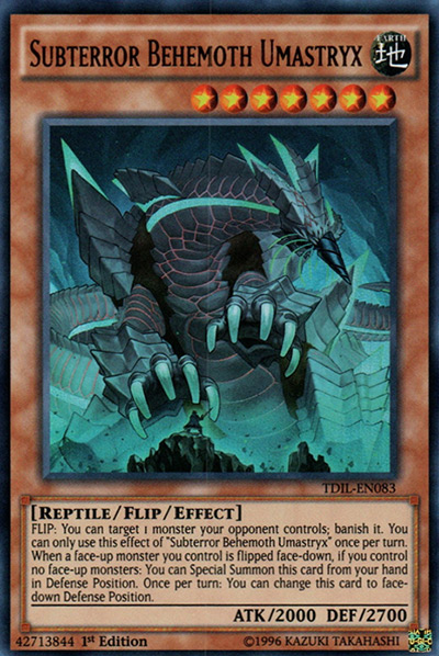 Subterror Behemoth Umastryx Yu-Gi-Oh Card