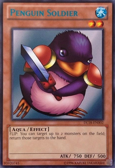 Penguin Soldier Yu-Gi-Oh Card