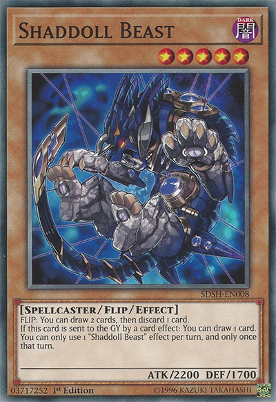 Shaddoll Beast Yu-Gi-Oh Card