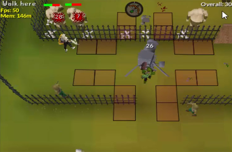 Ogres in Castle Wars Minigame Cannon Spot