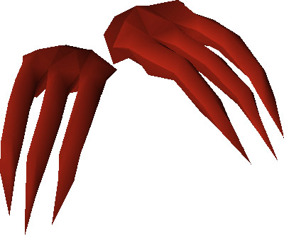 Dragon Claws OSRS render