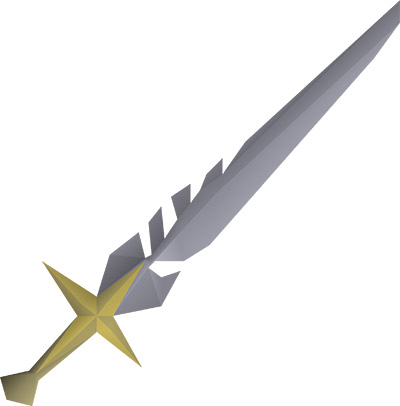 Saradomin Sword OSRS Render