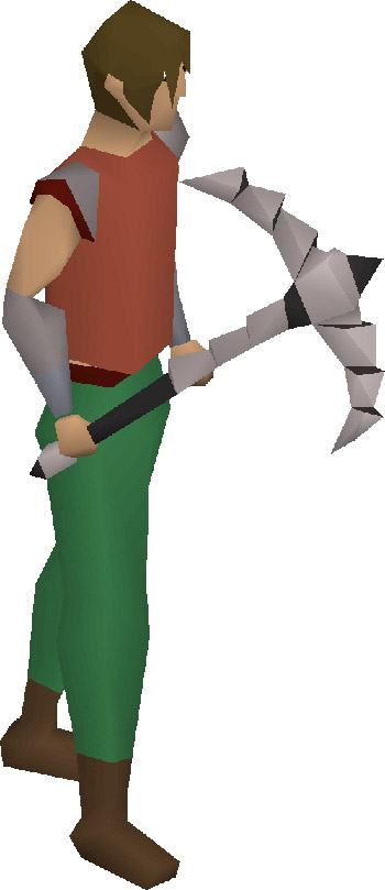 3rd Age Pickaxe OSRS Render