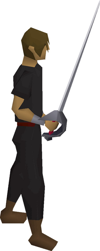 Ghrazi Rapier OSRS Render