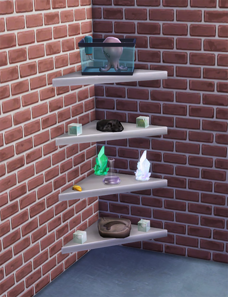 Sims 4 Custom Shelving Units   Display Shelf CC   FandomSpot - 5