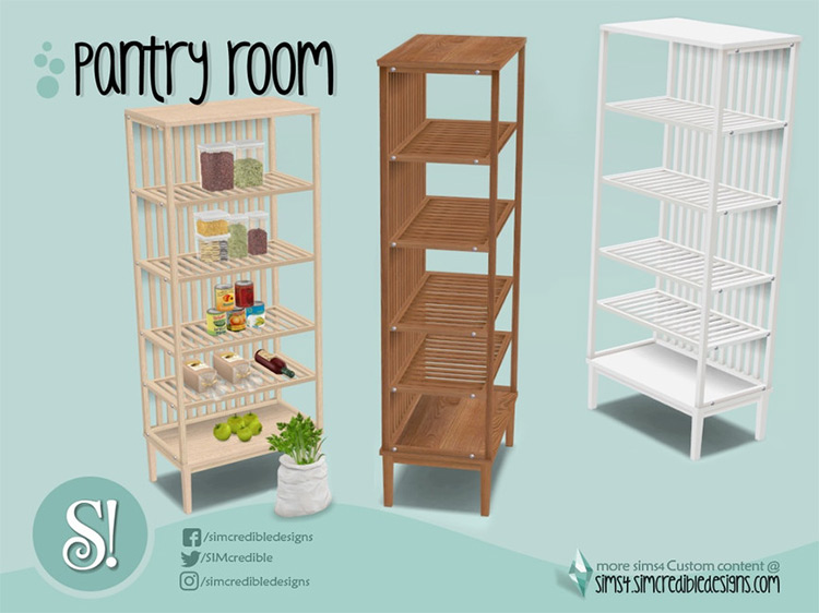 Sims 4 Custom Shelving Units & Display Shelf CC – FandomSpot