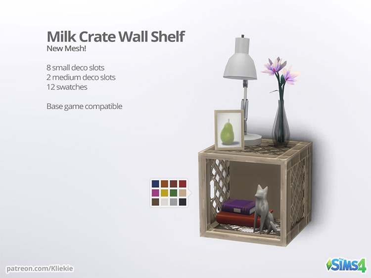 Sims 4 Custom Shelving Units & Display Shelf CC – FandomSpot