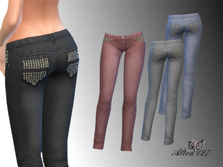 Best Sims 4 Skinny Jeans CC  Guys   Girls    FandomSpot - 48