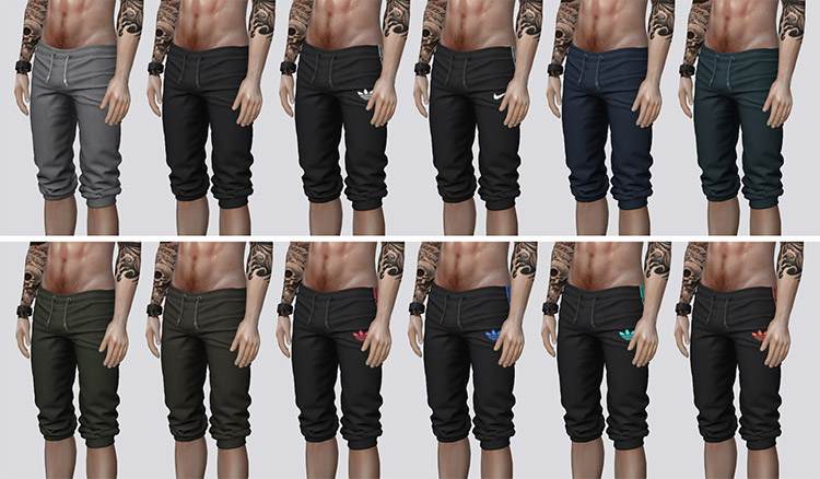 Gym Shorts for Sims 4
