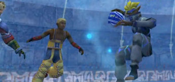 Nav Guado Throwing Blitzball in Final Fantasy X
