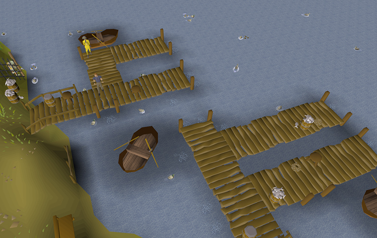 Fishing Guild Fish Spots From Above / OSRS HD