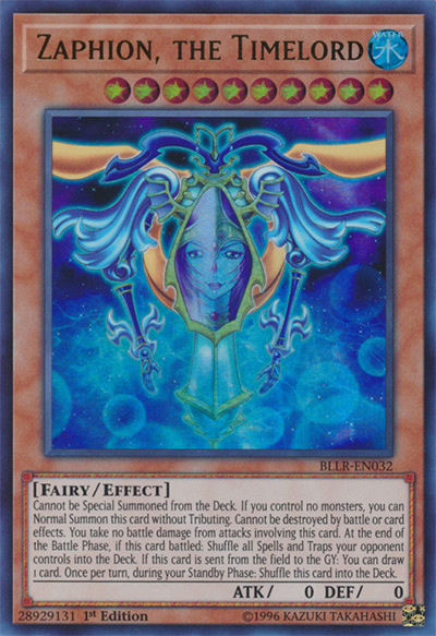 Zaphion The Time Lord Yu-Gi-Oh Card