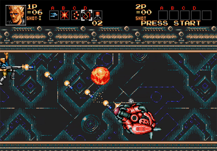 download contra hard corps mega drive