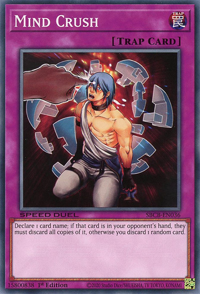 Mind Crush Yu-Gi-Oh Card
