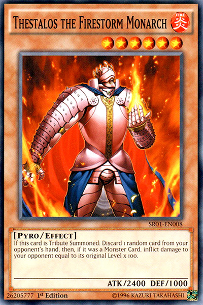 Thestalos the Firestorm Monarch Yu-Gi-Oh Card