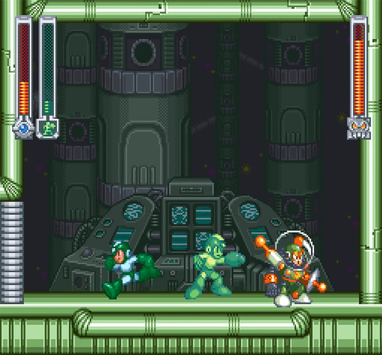 Rockman & Forte SNES gameplay