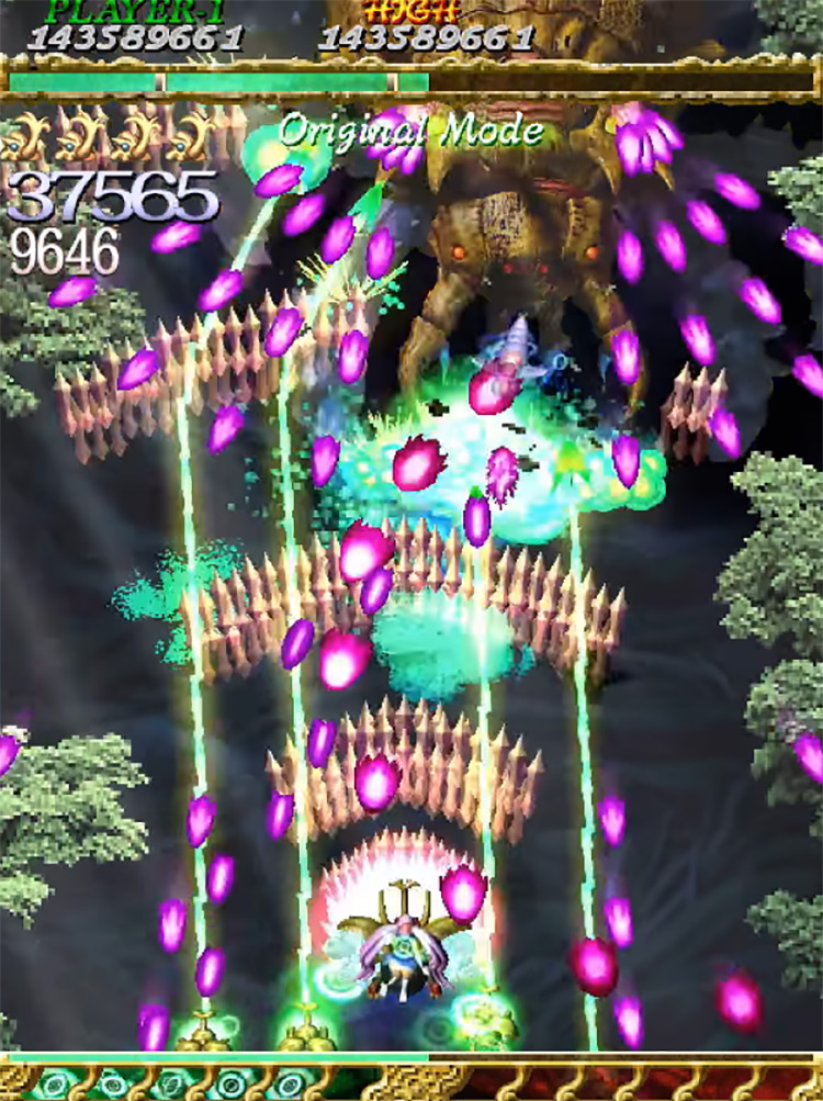 Mushihime-sama gameplay screenshot