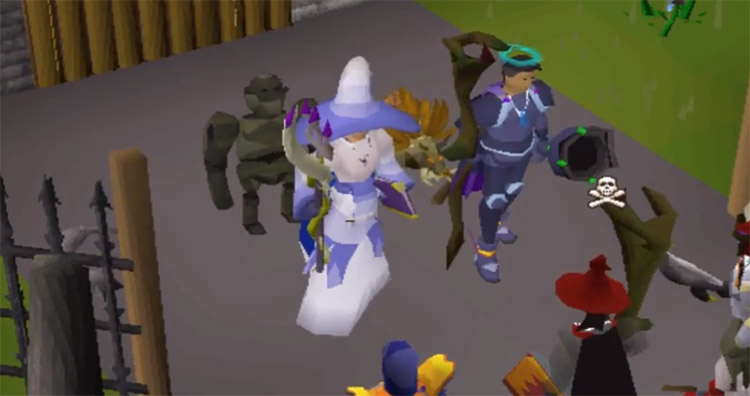 Level 99 mages in OSRS