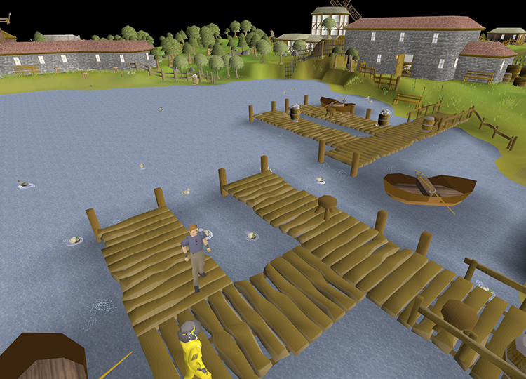 Fishing Guild Docks HD Screenshot / OSRS