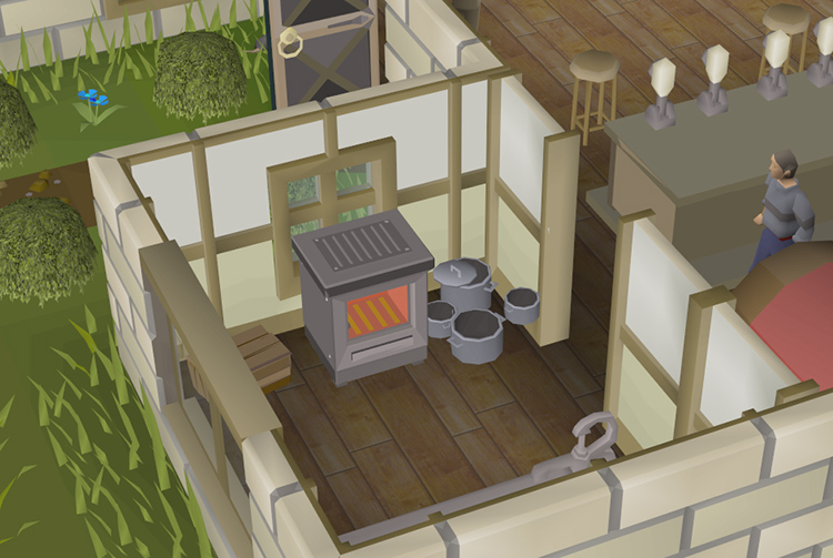 Hosidius House Kitchen Range Close-up / OSRS HD