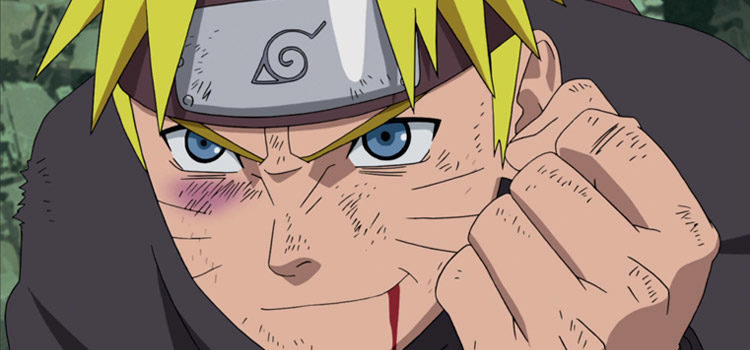 Naruto beaten up close-up screenshot