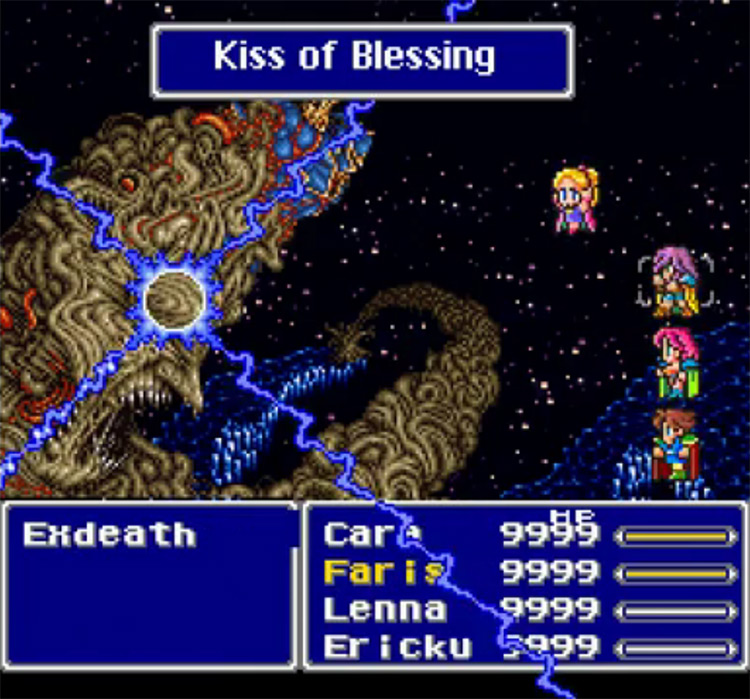 Kiss of Blessing Screenshot in Final Fantasy V
