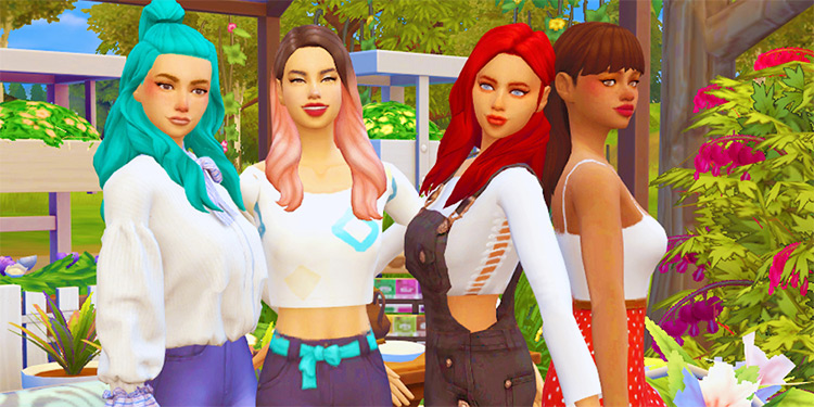 Bestfriend Group Pose Pack by Simmerdanicc for Sims 4